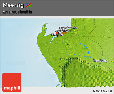 Physical Panoramic Map of Meersig