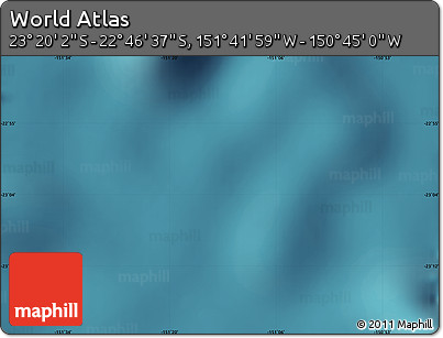 Satellite Map of the Area around 23° 3' 19" S, 151° 13' 29" W