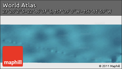Satellite Panoramic Map of the Area around 23° 3' 19" S, 157° 10' 30" W