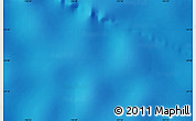 Physical Map of the area around 23° 3' 19" S, 158° 1' 30" W