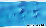Shaded Relief 3D Map of the area around 23° 3' 19" S, 15° 13' 29" W