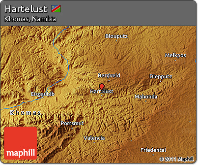 Physical 3D Map of Hartelust