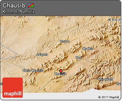 Satellite 3D Map of Chausib