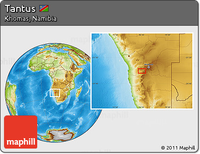 Physical Location Map of Tantus