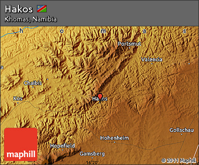 Physical Map of Hakos
