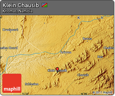Physical Map of Klein Chausib