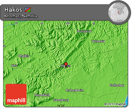 Political Map of Hakos