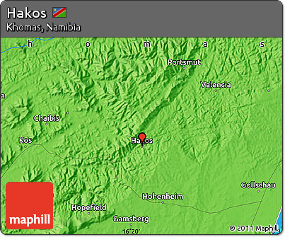 Political Map of Hakos