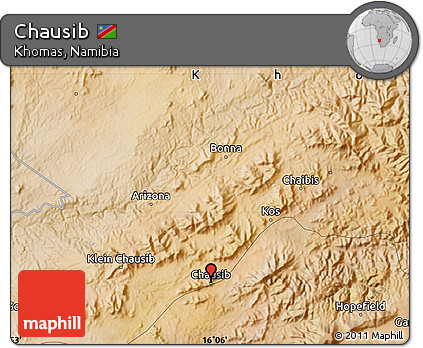 Satellite Map of Chausib