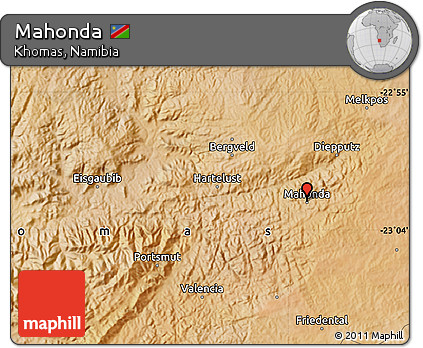 Satellite Map of Mahonda