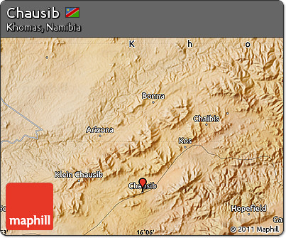 Satellite Map of Chausib