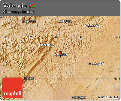 Satellite Map of Valencia