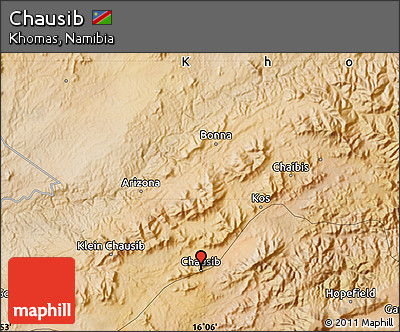 Satellite Map of Chausib