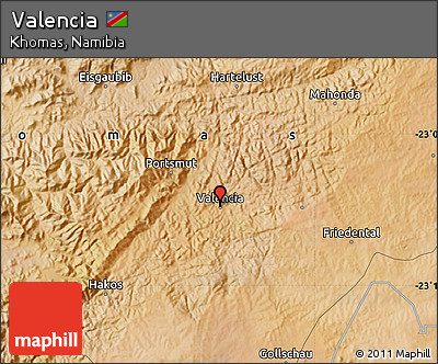 Satellite Map of Valencia