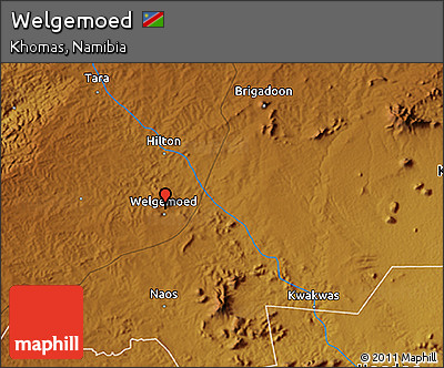 Physical 3D Map of Welgemoed