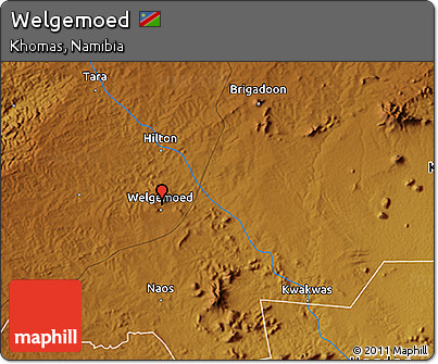 Physical 3D Map of Welgemoed