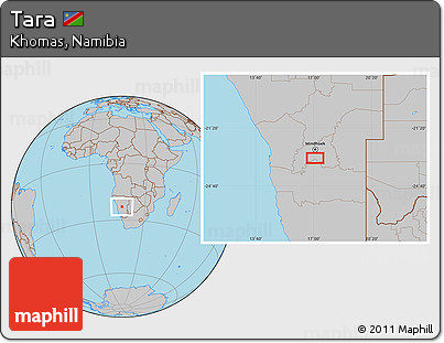 Gray Location Map of Tara