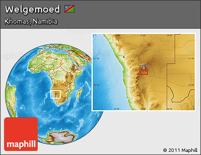 Physical Location Map of Welgemoed