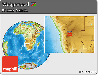 Physical Location Map of Welgemoed