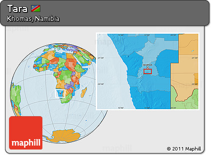 Political Location Map of Tara