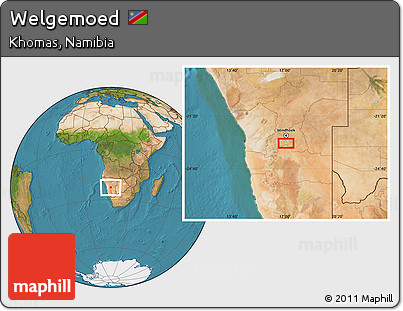 Satellite Location Map of Welgemoed