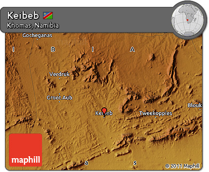 Physical Map of Keibeb