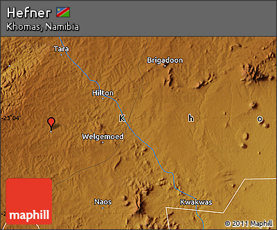 Physical Map of Hefner