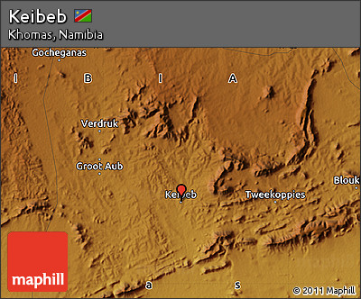 Physical Map of Keibeb