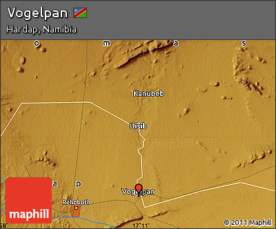 Physical Map of Vogelpan