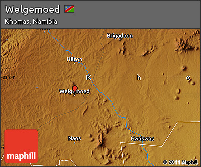 Physical Map of Welgemoed