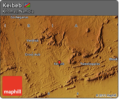 Physical Map of Keibeb