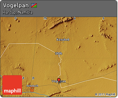 Physical Map of Vogelpan