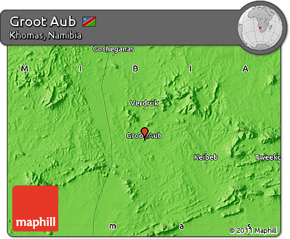 Political Map of Groot Aub