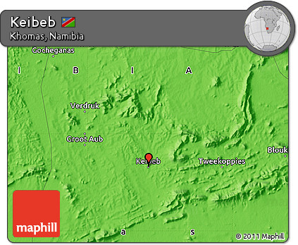 Political Map of Keibeb