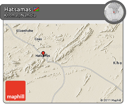 Shaded Relief 3D Map of Hatsamas