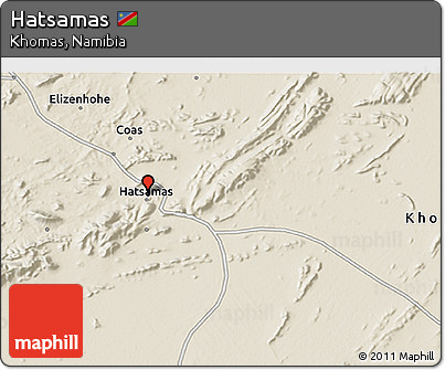 Shaded Relief 3D Map of Hatsamas