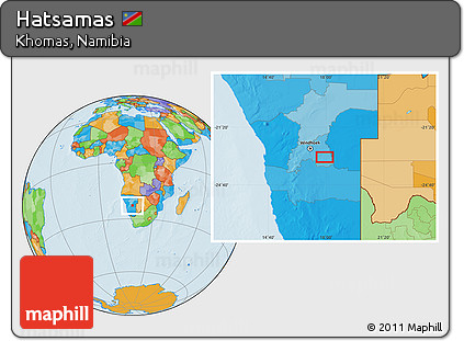 Political Location Map of Hatsamas