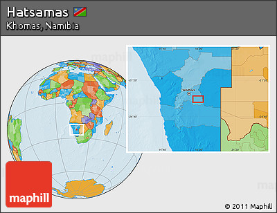 Political Location Map of Hatsamas