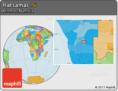 Political Location Map of Hatsamas