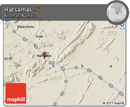 Shaded Relief Map of Hatsamas