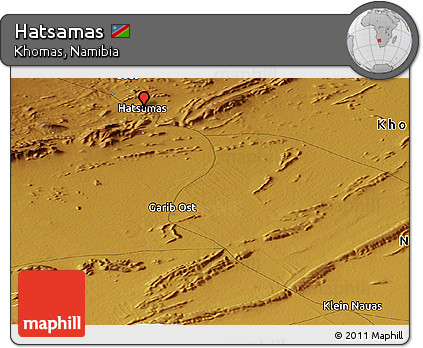 Physical Panoramic Map of Hatsamas