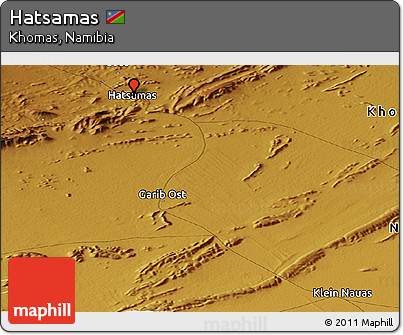 Physical Panoramic Map of Hatsamas