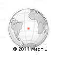 Outline Map of the Area around 23° 3' 19" S, 17° 46' 29" W, rectangular outline