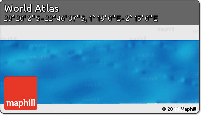 Physical Panoramic Map of the Area around 23° 3' 19" S, 1° 46' 29" E