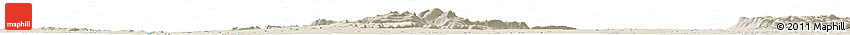 Shaded Relief Horizon Map of the Area around 23° 3' 19" S, 28° 58' 30" E