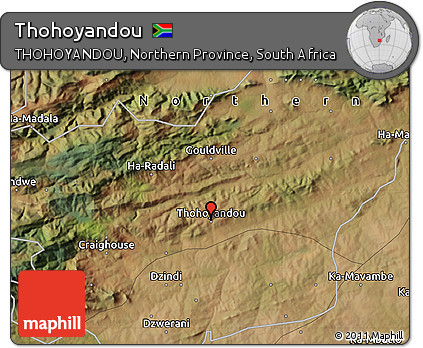 Satellite Map of Thohoyandou
