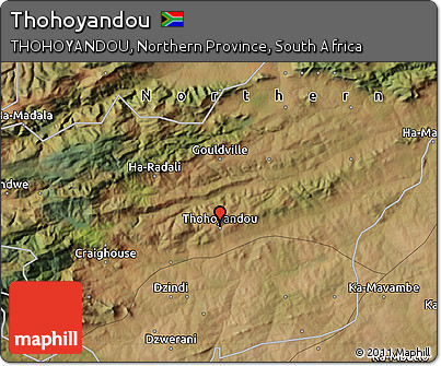 Satellite Map of Thohoyandou