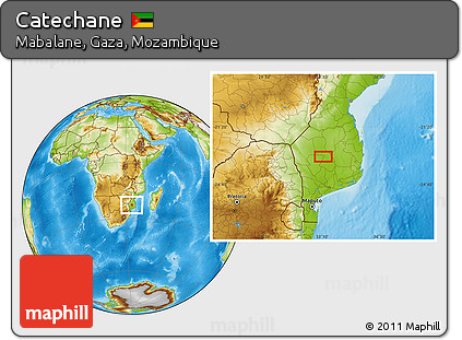 Physical Location Map of Catechane