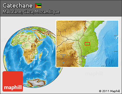 Physical Location Map of Catechane