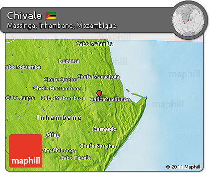 Physical 3D Map of Chivale